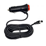 12/24v 5A araç şarj adaptörü gps süpürge için 5.5mm 2.5 mm jak uçlu adaptör