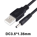 Usb 2.0 DC 3.5mm x 1.35mm güç kablosu 5v2A USB güç kablosu