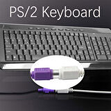 Eski tip PS/2 Klavye Mouse dişi erkek uzatma kablosu 6 pinli ps2 kablo 5m