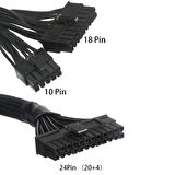 Corsair Uyumlu SF 450-600-750 SFX için 18P-10P-24P modüler güç kablosu