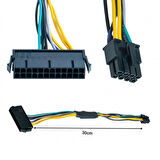 8 pin to 24 pin dell optiplex uyumlu 3020,7020,9020 atx power güç kablosu