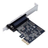 PCI-e LPT paralel port kart  DB25 pin pcı express paralel port kartı
