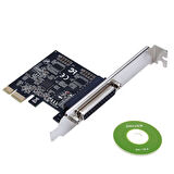 PCI-e LPT paralel port kart  DB25 pin pcı express paralel port kartı