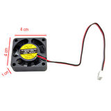 12v  4cm 2 pinli fan 4cmx4cmx1cm 12v 4cm fan