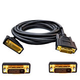 DVI-d görüntü kablosu dvı 24+1  görüntü aktarma kablosu 5m LeonPro