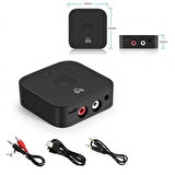 NFC Bluetooth V5.0 kablosuz ses alıcı Adaptör stereo rca bluetooth alıcı