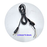 2.0mmx0.6mm uçlu tamir kablosu 2.0mm ye 0.6mm adaptör tamir kablosu 1m