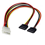 4 pin molex power to 2 x sata dişi power çevirici kablo ıde sata power çevirici 30cm