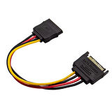 Sata 15 pin dişi erkek uzatma kablosu sata hdd güç kablosu 30 cm