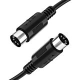 5 pin DIN erkek erkek midi kablo midi ses uzatma kablosu 1.5m