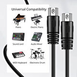 5 pin DIN erkek erkek midi kablo midi ses uzatma kablosu 1.5m