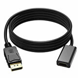 Display port erkek to hdmı dişi çevirici kablo dp-hdmi kablo 2m