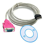 USB 2.0 to RS232 Seri com Port  USB DB9 Pin Erkek Dönüştürücü Kablo 1.30m