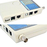 kablo test cihazı RJ11 RJ45 USB BNC LAN ağ kablosu test cihazı