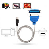 USB to 1284 dotmatrix Yazıcı Kablosu Standart Cn36 pin Paralel Port Kablosu