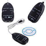 USB Gitar Link Kablosu USB Arayüz Kablosu Ses Bağlantısı PC Kayıt Adaptörü