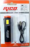 Rıco 300 Lümen Yüksek Kalite Mini Led Cep Feneri Tamirci Feneri