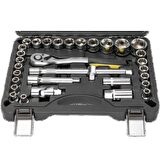 NTTools NCSET32 32 Parça 1/2" Altı ve 12 Köşe CR-V Lokma Seti