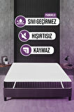 Vavey Pamuklu Lastikli 90 x 190 Su Geçirmez Alez Beyaz