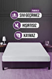 Vavey Pamuklu Fitted 200 x 200 Su Geçirmez Alez Beyaz