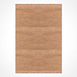Bej Kaymaz Tabanlı Pamuk Dokuma Kilim