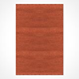 Turuncu Kaymaz Tabanlı Pamuk Dokuma Kilim