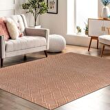 Bej Kadife Dokuma Şönil Kilim