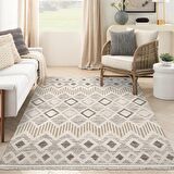 Yumuşak Örgü Shaggy Modern Dokuma Kilim
