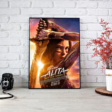 Alita Animasyon Film Afiş Poster Duvar Dekor 30x42 Çerçevesiz 