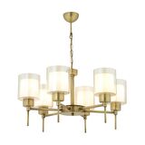 Goldie 6 Lı Eskitme Modern Yatak Odası  Salon Avize 