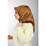 Gold Aker Ipek Krep Saten Eşarp 7208701-332