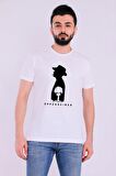 Oppenheimer Nükleer Beyaz Kısakol Erkek Tshirt