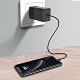 Polham Gan 65W Usb C Hızlı Şarj Aleti 4.0 Hızlı Macbook Pro Şarj Aleti 3.0 QC4.0 PD3.0 Şarj Başlık
