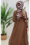 Kadın Tesettür 3'Lü Takım, İçlik Tunik & Pantolon & Abaya