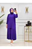 Kadın Tesettür 2'Li Takım Tunik & Pantolon Takımı