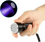 21 Led Uv Ultraviyole El Feneri Para Kimlik Hayvan Kontrol