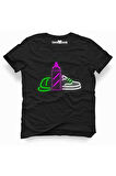 Tshirthane Grafitti neon light Tişört Erkek Tshirt