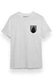 Ragnarok Fenrir Logo Beyaz Kısa kol Erkek Tshirt