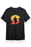 Peaky Blinders Retro Siyah Kısa kol Erkek Tshirt
