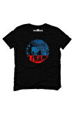 Tshirthane Stranger Things The Upside Down Biker Tişört Erkek Tsh