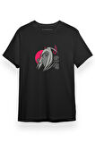 Demon Slayer Anime Demon Anime Girl Siyah Kısa kol Erkek Tshirt