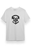HP Hogwarts Beyaz Kısa kol Erkek Tshirt