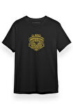 Gintama Anime Shinsengumi Armed Police Siyah Kısa kol Erkek Tshirt