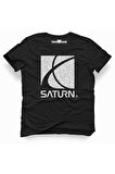 Tshirthane Nasa Uzay Saturn Tişört Erkek Tshirt