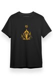 Fullmetal Alchemist Anime King Bradley Silhouette Siyah Kısa kol Erkek Tshirt