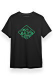 Lets Camp Siyah Kısa kol Erkek Tshirt
