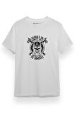 The Last Kingdom God Works In The Trangest Ways Beyaz Kısa kol Erkek Tshirt