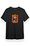 Pulp Fiction The Wolf's Cleaning Services Siyah Kısa kol Erkek Tshirt