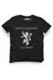Tshirthane Game of Thrones HOUSE LANNISTER  Tişört Erkek Tshirt
