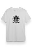 The Hunger Games District 13 Nuclear Power Beyaz Kısa kol Erkek Tshirt